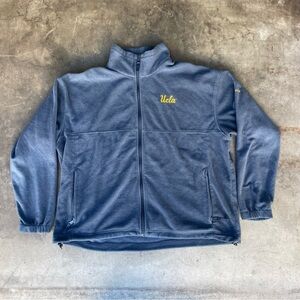VTG UCLA Bruins Columbia Full Zip Blue Fleece Jacket Embroidered Men’s 2XL